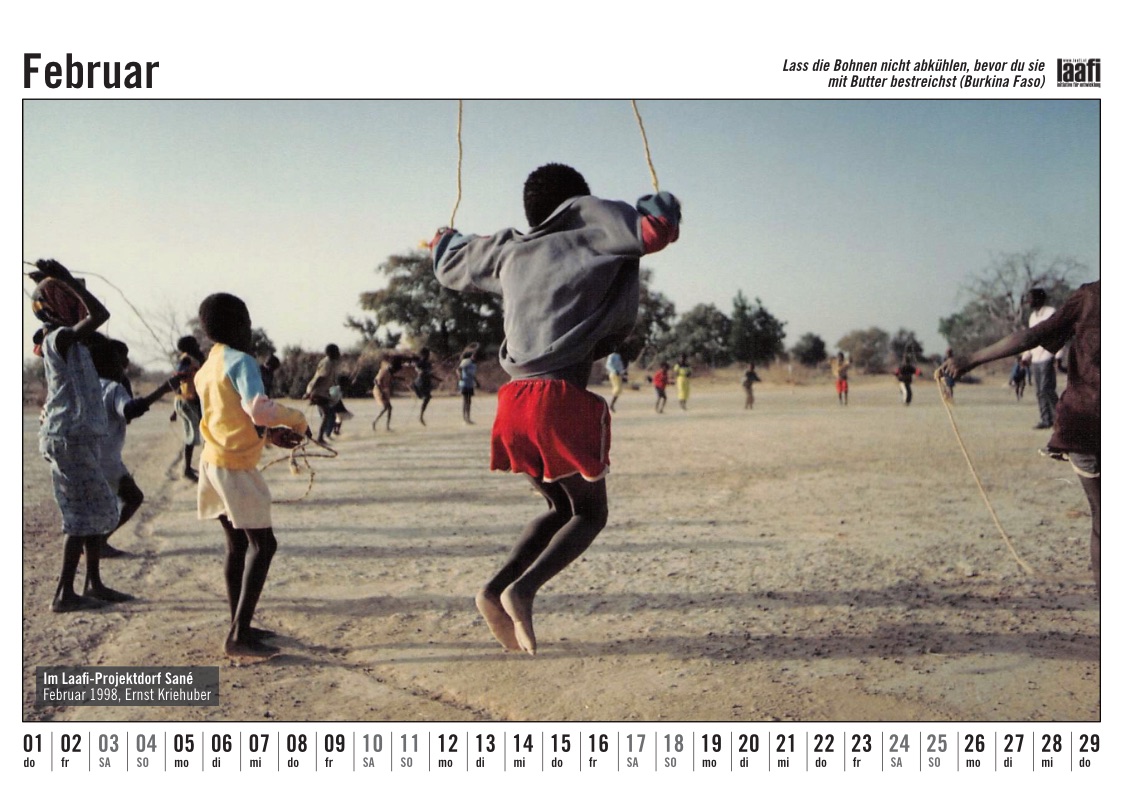 Burkina Faso Fotokalender Februar 2024
