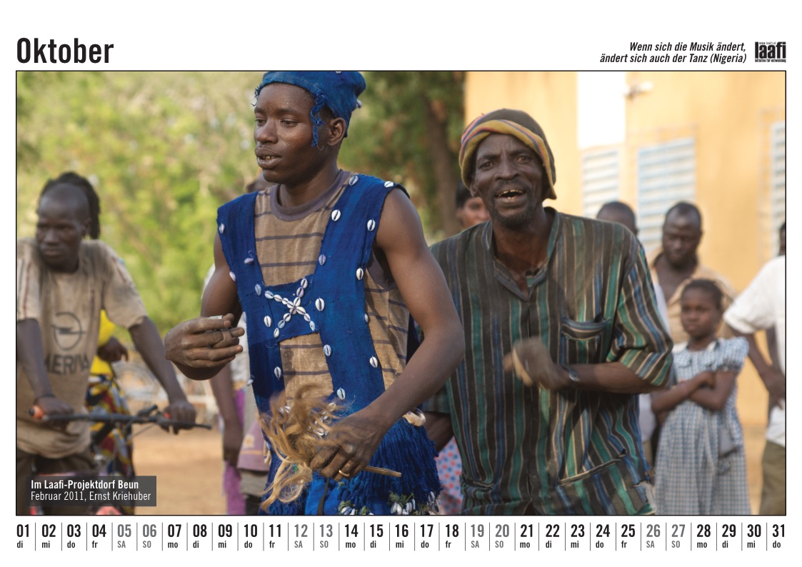 Burkina Faso Fotokalender Oktober 2024