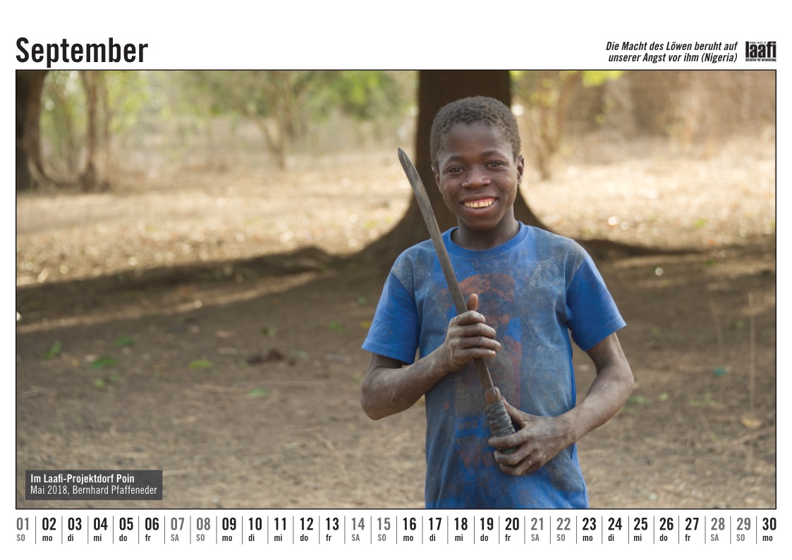 Burkina Faso Fotokalender September 2024