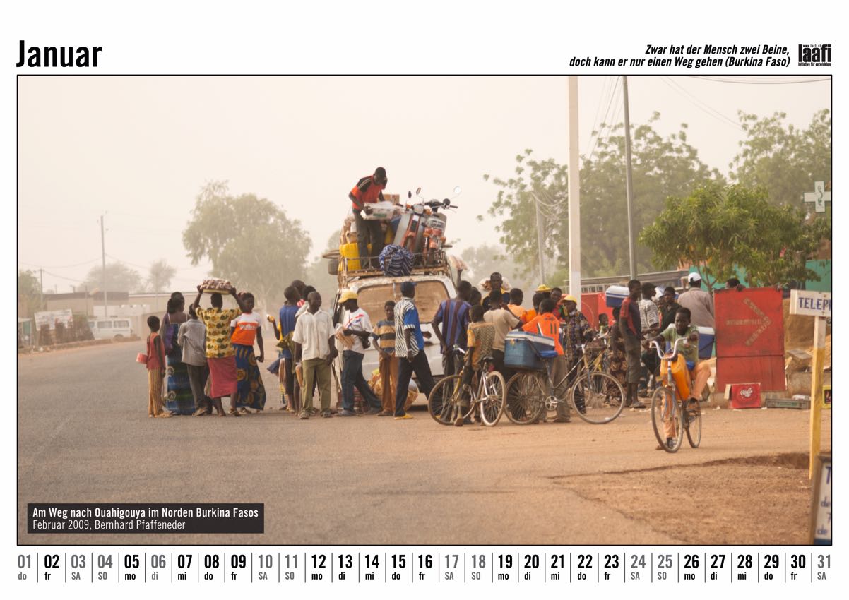 Burkina Faso Fotokalender Januar 2026