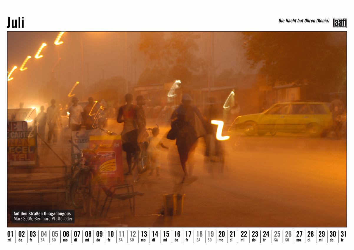 Burkina Faso Fotokalender Juli 2026