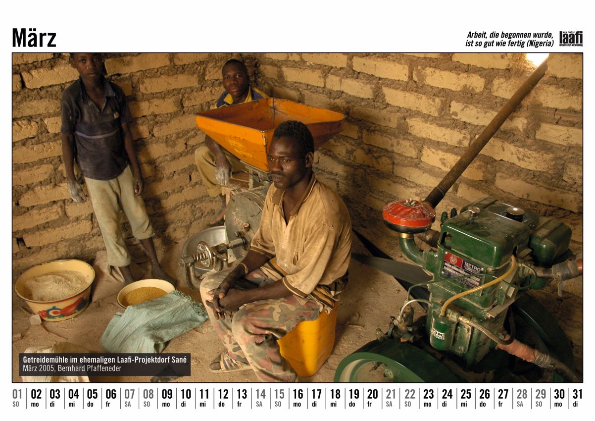 Burkina Faso Fotokalender März 2026