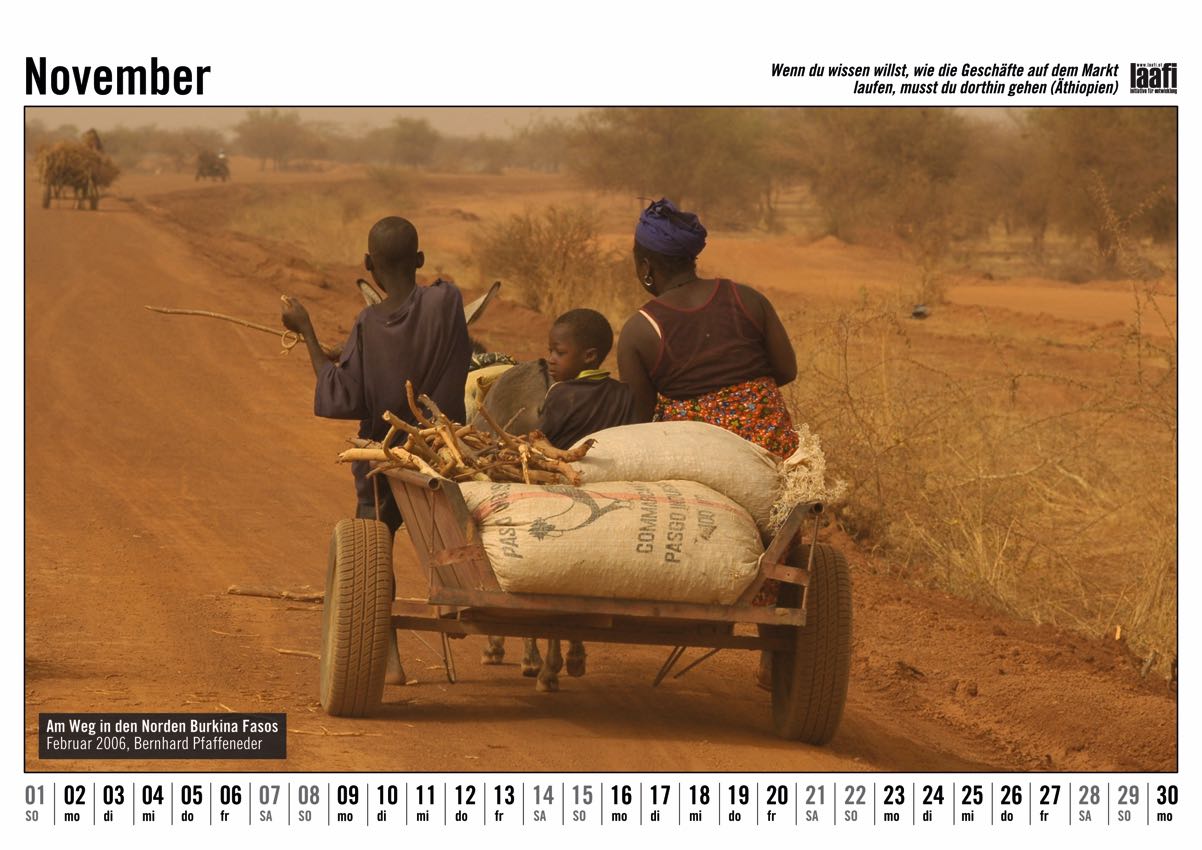 Burkina Faso Fotokalender November 2026