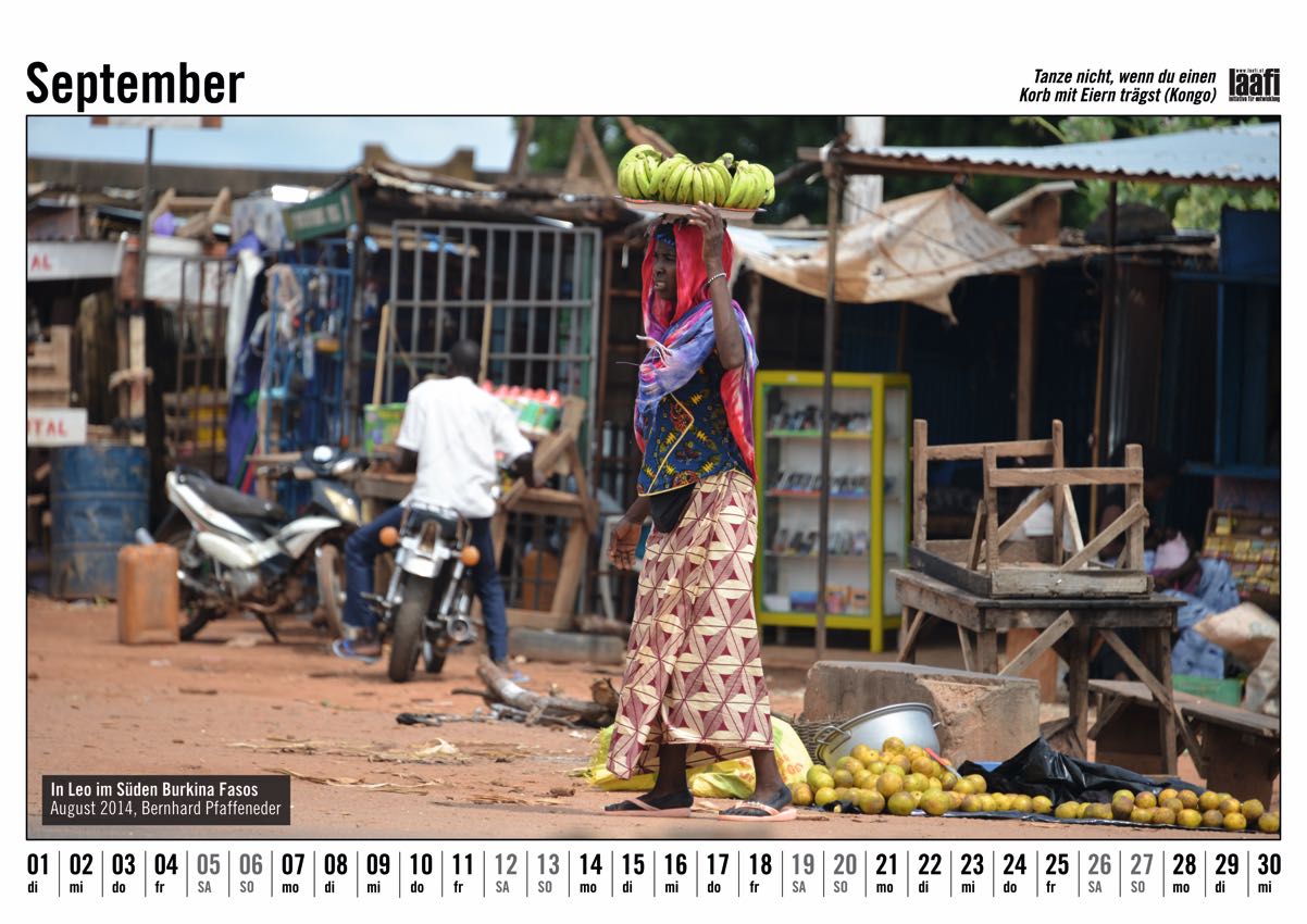Burkina Faso Fotokalender September 2026
